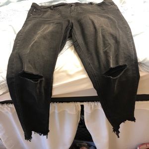 NEW wild fable ripped skinny jeans with frays